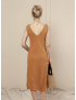 Картинка Світло-коричнева бавовняна сукня